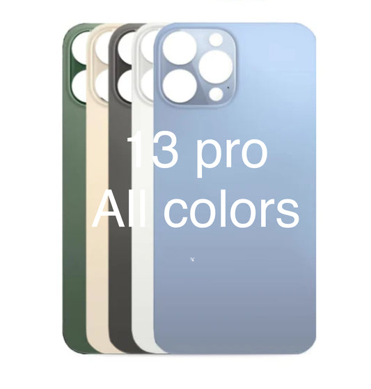 IPHONE 13 PRO PROFESSIONAL BACK GLASS REPLACEMENT ALL COLORS