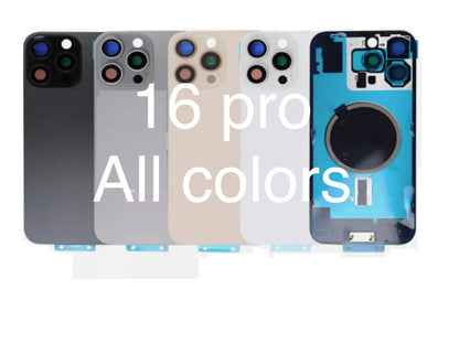 IPHONE 16 PRO PROFESSIONAL BACK GLASS REPLACEMENT ALL COLORS